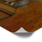 De Hooch - Een vrouw die brood en boter bereidt vo Poster (Hoek)