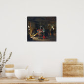 De Hooch - het betalen van de gijzelheid Poster (Keuken)