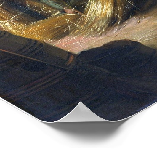 De Hooch - het betalen van de gijzelheid Poster (Hoek)