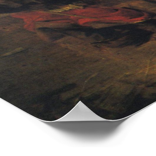 De Hooch - Tric Trac Speler Poster (Hoek)