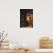 De Hooch - Tric Trac Speler Poster (Keuken)