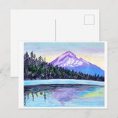 De Hood Sunrise aan het Lost Lake CUSTOM Briefkaart (Voorkant / Achterkant)