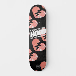 De Hoodwill "Miss You" 8 1/4 "Skateboard Deck Persoonlijk Skateboard