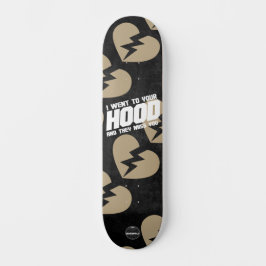 De Hoodwill "Miss You" 8 1/4 "Skateboard Deck Persoonlijk Skateboard
