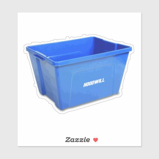 De Hoodwill Recyclen Sticker (Vel)