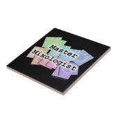 De hoofd Tegel van het Onderzetter van de Barman Tegeltje (Zijkant)