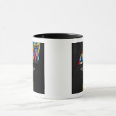 De hoofdbadge van de bevelkapitein mok (Midden)