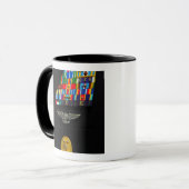 De hoofdbadge van de bevelkapitein mok (Voorkant links)