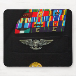 De hoofdbadge van de bevelkapitein muismat