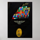 De hoofdbadge van de bevelkapitein poster (Voorkant)