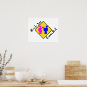 De hoofden gaan naar Roll Poster (Keuken)