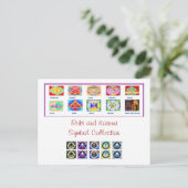 De HoofdHulpmiddelen van Reiki - de Weggevertjes Briefkaart (Staand voorkant)