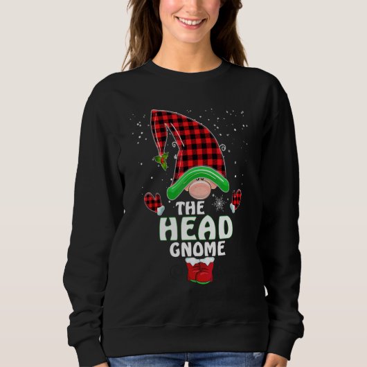 De Hoofdkabouter Matching Familie Kerst Pyjama Trui (Voorkant)