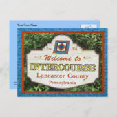 De hoofdplaats is Briefkaart Lancaster County. voe (Voorkant / Achterkant)
