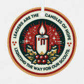 De hoofdplaats is Candles of Hope Troop Ornament (Voorkant)