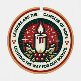 De hoofdplaats is Candles of Hope Troop Ornament
