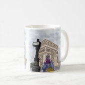 De hoofdplaats is Charles de Gaulle Paris. Koffiemok (Voorkant rechts)