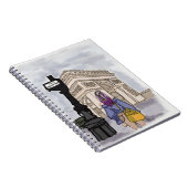 De hoofdplaats is Charles de Gaulle Paris. Notitieboek (Rechterzijde)