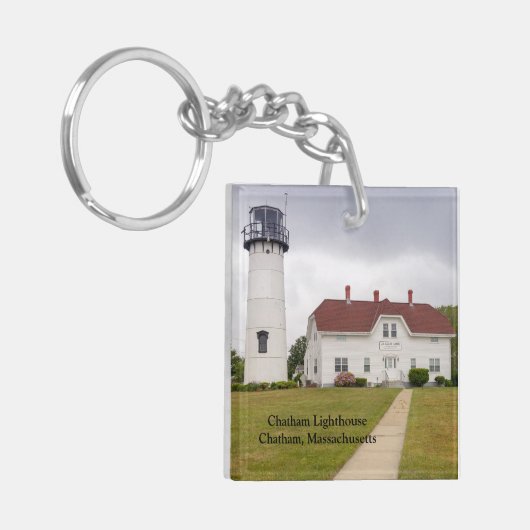 De hoofdplaats is Chatham Massachusetts Sleutelhanger (Voorkant Links)