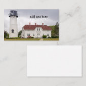 De hoofdplaats is Chatham Massachusetts Visitekaartje (Voorkant / Achterkant)