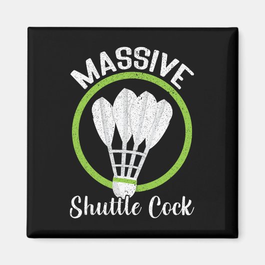 De hoofdplaats is Funny Dminton Magneet (Voorkant)