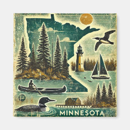 De hoofdplaats is Grunge Minnesota Magneet