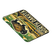 De hoofdplaats is Grunge North Dakota Magneet (Rechterzijde)