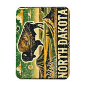De hoofdplaats is Grunge North Dakota Magneet (Verticaal)