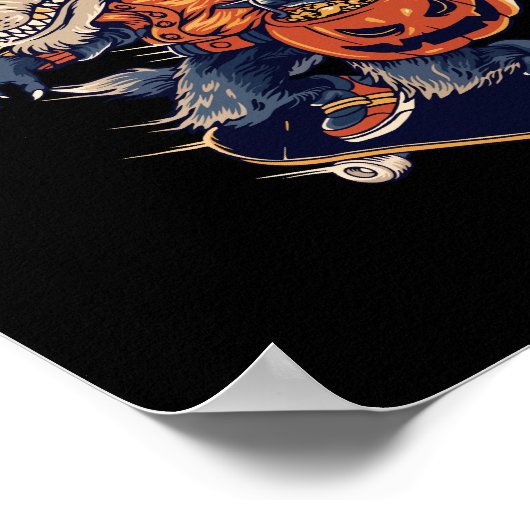 De hoofdplaats is Halloweeen Poster (Hoek)