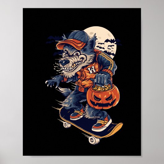 De hoofdplaats is Halloweeen Poster (Voorkant)