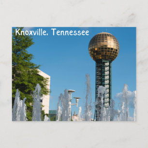 De hoofdplaats is Knoxville Tennessee Briefkaart