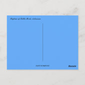 De hoofdplaats is Little Rock Arkansas Briefkaart (Achterkant)