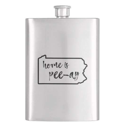 De hoofdplaats is Pee-Ay Pennsylvania Flacon (Voorkant)