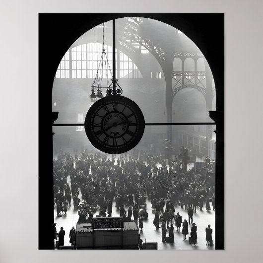 De hoofdplaats is Pennsylvania Station. Poster (Voorkant)
