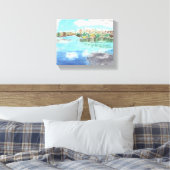 De hoofdplaats is Port St. Lucie FL. Canvas Afdruk (Insitu (Slaapkamer))