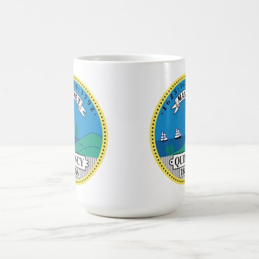 De hoofdplaats is Quincy Massachusetts Magische Mok (Midden)