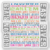 De hoofdplaats is Rainbow Sticker (Voorkant)