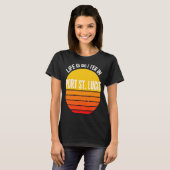 De hoofdplaats is Saint Lucie T-shirt (Voorkant volledig)