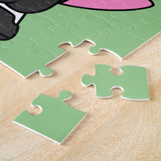 De hoofdplaats is Spinosaurus Bruce Lee. Legpuzzel (Zijkant)