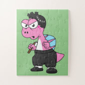 De hoofdplaats is Spinosaurus Bruce Lee. Legpuzzel (Verticaal)