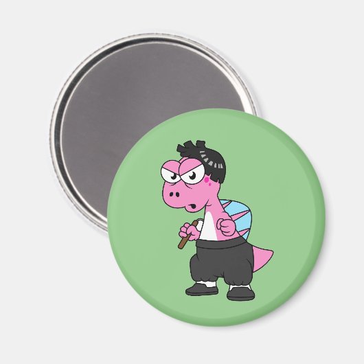 De hoofdplaats is Spinosaurus Bruce Lee. Magneet (Voorkant / Achterkant)