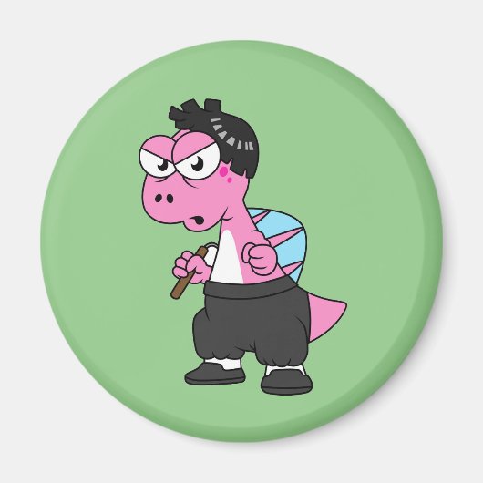 De hoofdplaats is Spinosaurus Bruce Lee. Magneet (Voorkant)