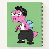 De hoofdplaats is Spinosaurus Bruce Lee. Notitieboek (Achterkant)