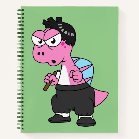 De hoofdplaats is Spinosaurus Bruce Lee. Notitieboek (Voorkant)