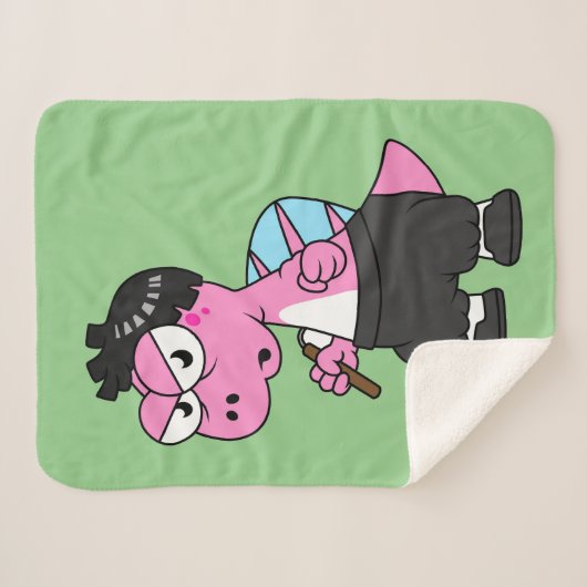 De hoofdplaats is Spinosaurus Bruce Lee. Sherpa Deken (Voorkant (horizontaal))