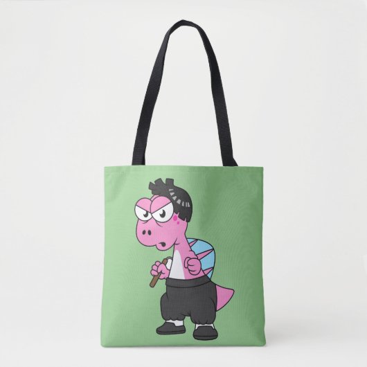 De hoofdplaats is Spinosaurus Bruce Lee. Tote Bag (Voorkant)