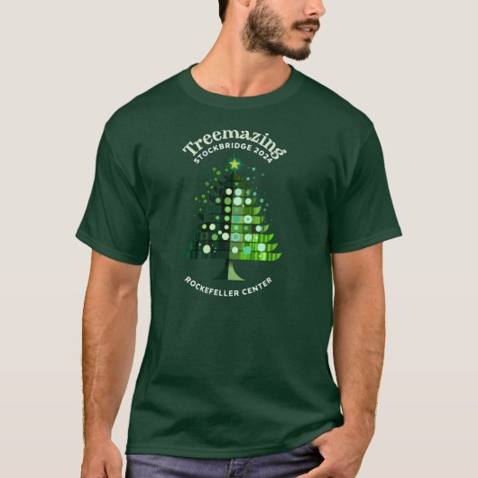 De hoofdplaats is Stockbridge. Groene Mannen T-shirt (Voorkant)
