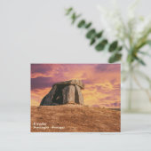 De hoofdplaats is Tapadao Dolmen. Neolithische ruï Briefkaart (Staand voorkant)