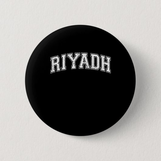 De hoofdstad van de stad Riyadh in Saudi-Arabië Ronde Button 5,7 Cm (Voorkant)