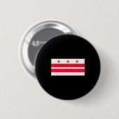 De Hoofdstad Van Het Land, Het District, Washingto Ronde Button 5,7 Cm (Voorkant /achterkant)